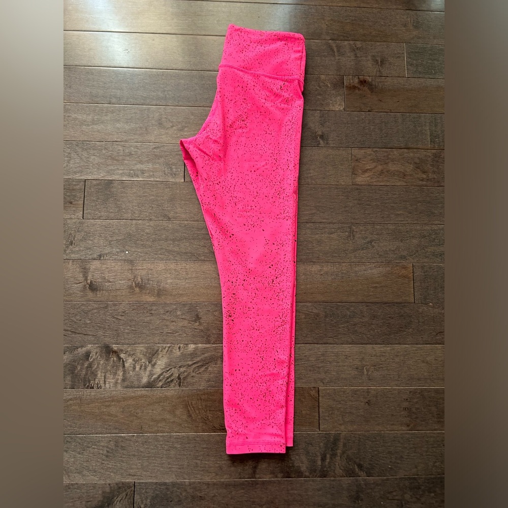 Zyia stay gold hot pink light and tight 7/8 leggings
